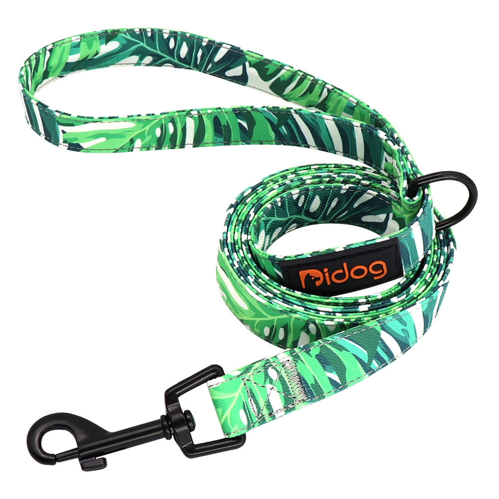 Colorful Print Nylon Dog Leash